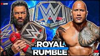 Tribal chief vs The Rock in royal rumble 2023 | WWE 2K22 live on ps4 | Akay gaming