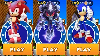 Sonic Dash - Red Sonic vs Mephiles the Dark vs Sonic defeat All Bosses Zazz Eggman All Characters