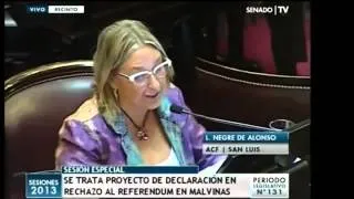 La senadora argentina que se emociona al conocer que Jorge Mario Bergoglio es nombrado Papa