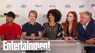 Game Of Thrones: Sophie Turner Explains That Sibling Rivalry | SDCC 2017 | Entertainment Weekly