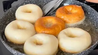 NEVER absorbs oil 🔝PERFECT delicious yeast donut recipe