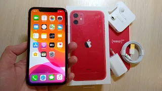 Apple iPhone 11 (PRODUCT) RED Unboxing