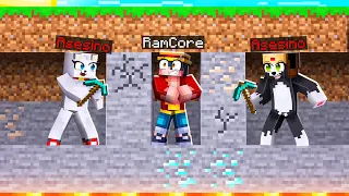 MINECRAFT: RAMCORE vs 2 ASESINOS 😱🔪 MINECRAFT SPEEDRUN con ALEXY y EMIZ50