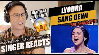 Lyodra & Andi Rianto - Sang Dewi | Indonesian Television Awards 2022 | SINGER REACTION