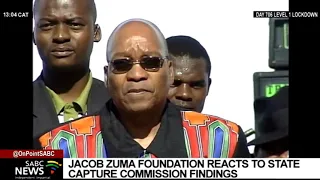 Jacob Zuma Foundation says Zuma rejects any 'purported findings' by Judge Raymond Zondo