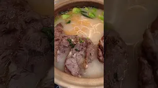 INSTANT POT RAMEN SOUP NOODLES WITH LEFT OVER BEEF SLICE #shortvideo #homemade