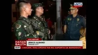 NCRPO Chief, ininspeksyon ang ilang checkpoint sa Taguig