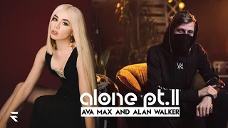 alan walker & ava max - alone pt. 2 | lyric video | whatsapp status | afx studio