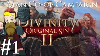 Divinity Original Sin 2 Definitive Edition | 4-Man Co-Op | Part 1 | Tutorial Deck