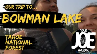 Our trip to BOWMAN LAKE, Tahoe National Forest!  In our Subaru Outback Wilderness. Will we make it?