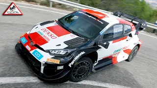 Test Day | Kalle Rovanperä | Toyota Yaris Rally1 Hybrid | RallyRACC WRC 2022 [Passats de canto]