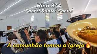 Hino 374 Santo! Santo! Santo! - Ensaio regional CCB Rio Acima