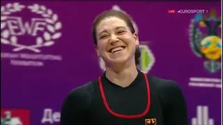 Patricia Rieger — 215kg 8th Place — 2021 European Weightlifting Championships - Women’s 76kg