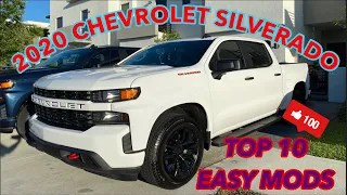 2020 CHEVY SILVERADO TOP 10 EASIEST AND FIRST MODS