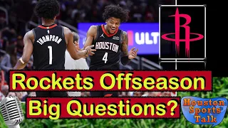 Rockets Big Offseason Questions? | Dillon Brooks Future? | How should Rockets Use 1st Rd Pick?