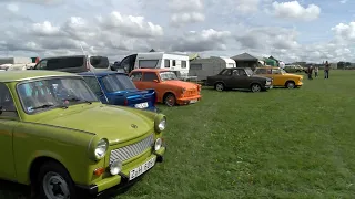 Der Trabi und seine Geschwister trafen sich beim Ost-Auto-Treffen