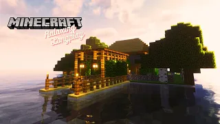 Minecraft Relaxing Longplay | Starter Oak House (No Commentary)