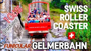 Gelmerbahn Swiss Roller Coaster || Funicular 106% gradient || Travel guide
