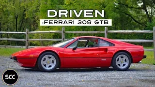 FERRARI 308 GTB 1977 - Test drive in top gear - V8 Engine sound | SCC TV