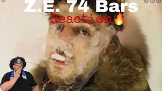 Reaction To Swedish Rap - Z.E - 74 Bars