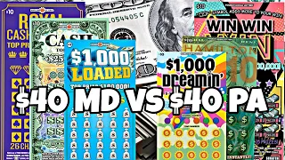 Pa Lottery vs Md Lottery | $1000 Loaded, $1000 Dreamin, Win Win Win,  Cash, Hamilton