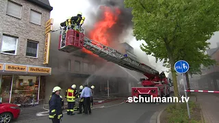 Goch Brand 13 09 2017 Wohn Geschaeftshaus