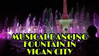 Musical Dancing Fountain in VIGAN CITY