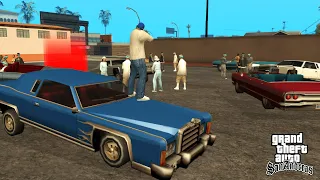 Crips Lowrider Challenge and Full Customization With a Blue Remington in GTA San Andreas (mods)