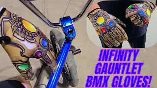 Are These INFINITY GAUNTLET BMX GLOVES The Best Riding Gloves Ever Made? | UNBOXING AND REVIEW!