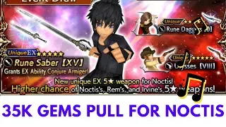 [DFFOO GL] The True King Have Arrived - 35K Gems and 60 Tickets pull for Noctis EX