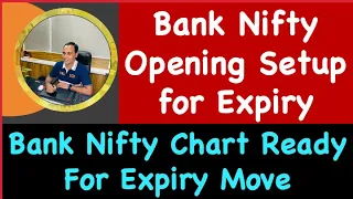 Bank Nifty Opening Setup for Expiry !! Bank Nifty Chart Ready For Expiry Move