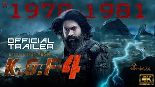 KGF 4 | Official Concept Trailer | Yash | Srinidhi Shetty | Raveena Tandon | Prashanth Neel |Prakash