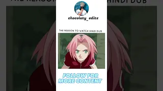 Naruto Hindi dub funny moments sakura roasted