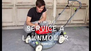 Lawnmower service - Step by step / Including carburetor cleaning (HONDA)