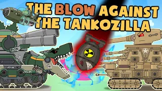 The blow against the Tankozilla - Cartoons about tanks