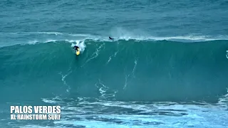 Lunada Bay Surfers attempt XL swells during Rainstorms