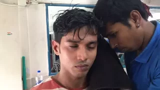 ASMR Indian Barber Head Massage With Amazing Finger Cracking