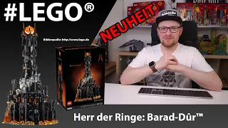 460€ und wieder Aufkleber 🤯 LEGO® 10333 Barad-Dûr™ Herr der Ringe #lego