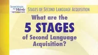 McREL - The Five Stages of Second Language Acquisition