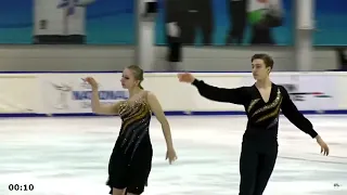 Kateřina Mrázková & Daniel Mrázek - Four Nationals Championships 2023 FD