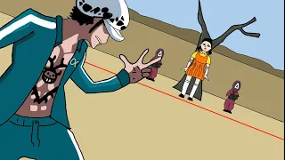 If trafalgar law plays squid game | fan animation |