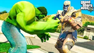 ТАНОС ПРОТИВ ХАЛКА В ГТА 5 МОДЫ! THANOS ОБЗОР МОДА В GTA 5! ИГРЫ ГТА ВИДЕО MODS