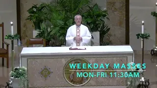 Daily Mass  Schedule Announcement