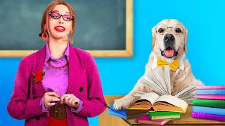 Levei meu cachorro para a escola 🐶Ganhar dinheiro💰sendo uma estudante - Unhas grandes 💅por Opa Sopa