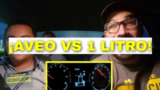 PRUEBAS DE CONSUMO: CHEVROLET AVEO VS 1 LITRO DE GASOLINA