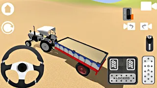 Indian Tractor Simulator 🚜💥|| Indian Tractor Driving in Village 🚜|| Gameplay 567 || Driving Gameplay