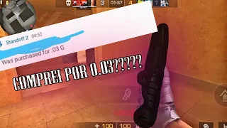 COMPREI UMA FACA POR 0 DE GOLD?!/Standoff 2