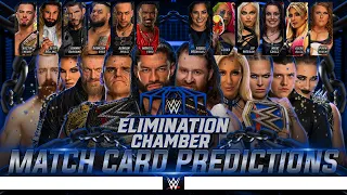 WWE Elimination Chamber 2023 - Card Predictions