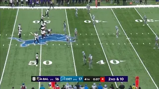 Ravens vs Lions, Missed Delay of Game Penalty Leads to Winning Field Goal