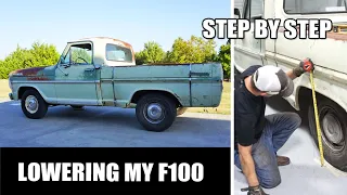 1969 F100 DJM Lowering Kit Installation